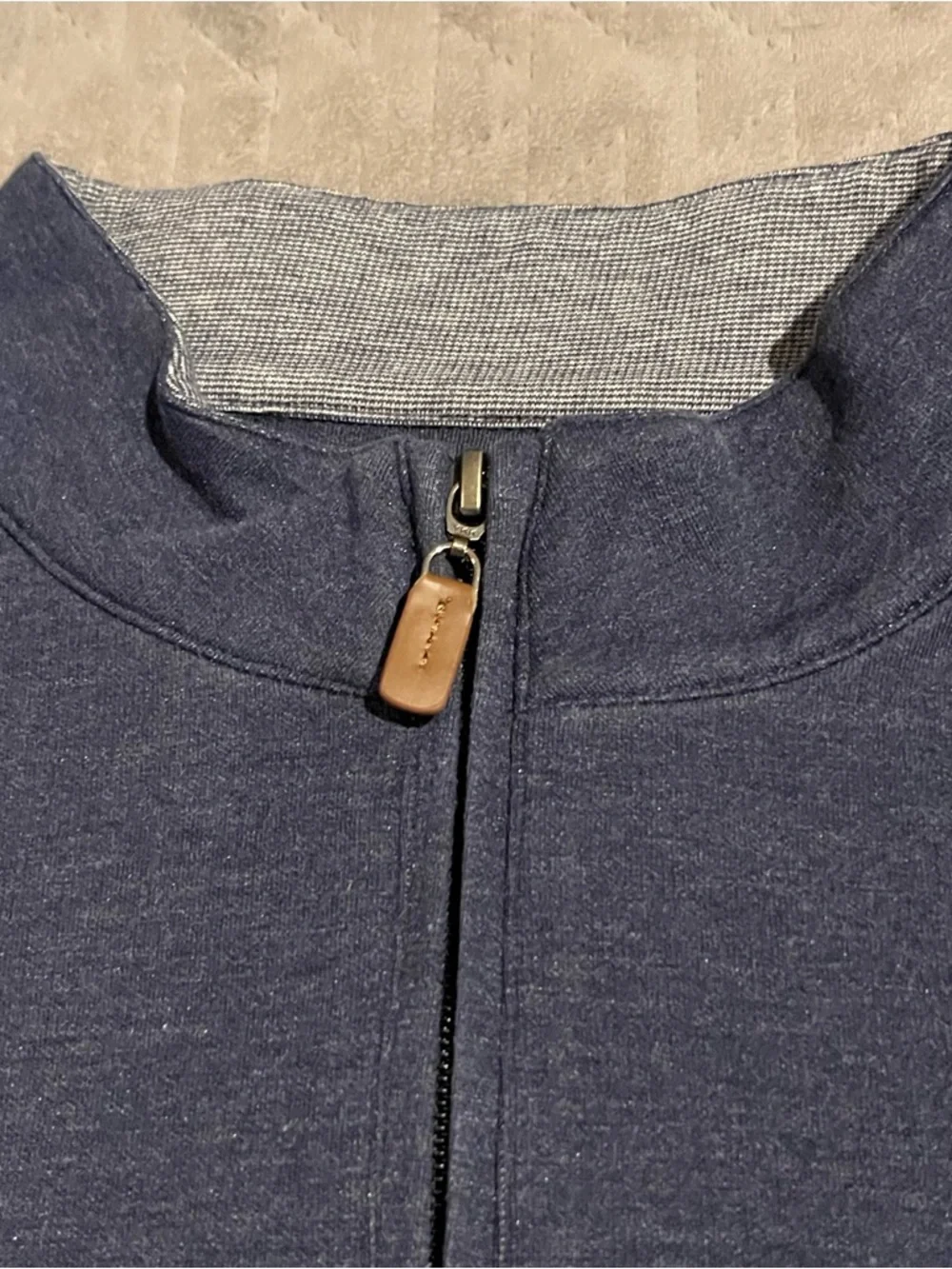 Mizzen Main 1/4 zip sweater mens‎ XXL NWOT blue
